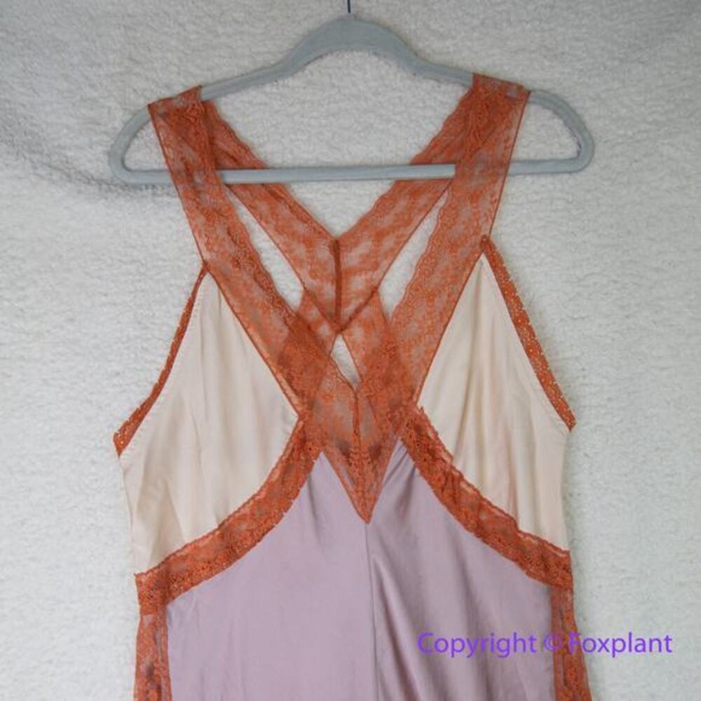 New! Free People Tri Me Midi Slip dress, size M - Picture 4 of 16